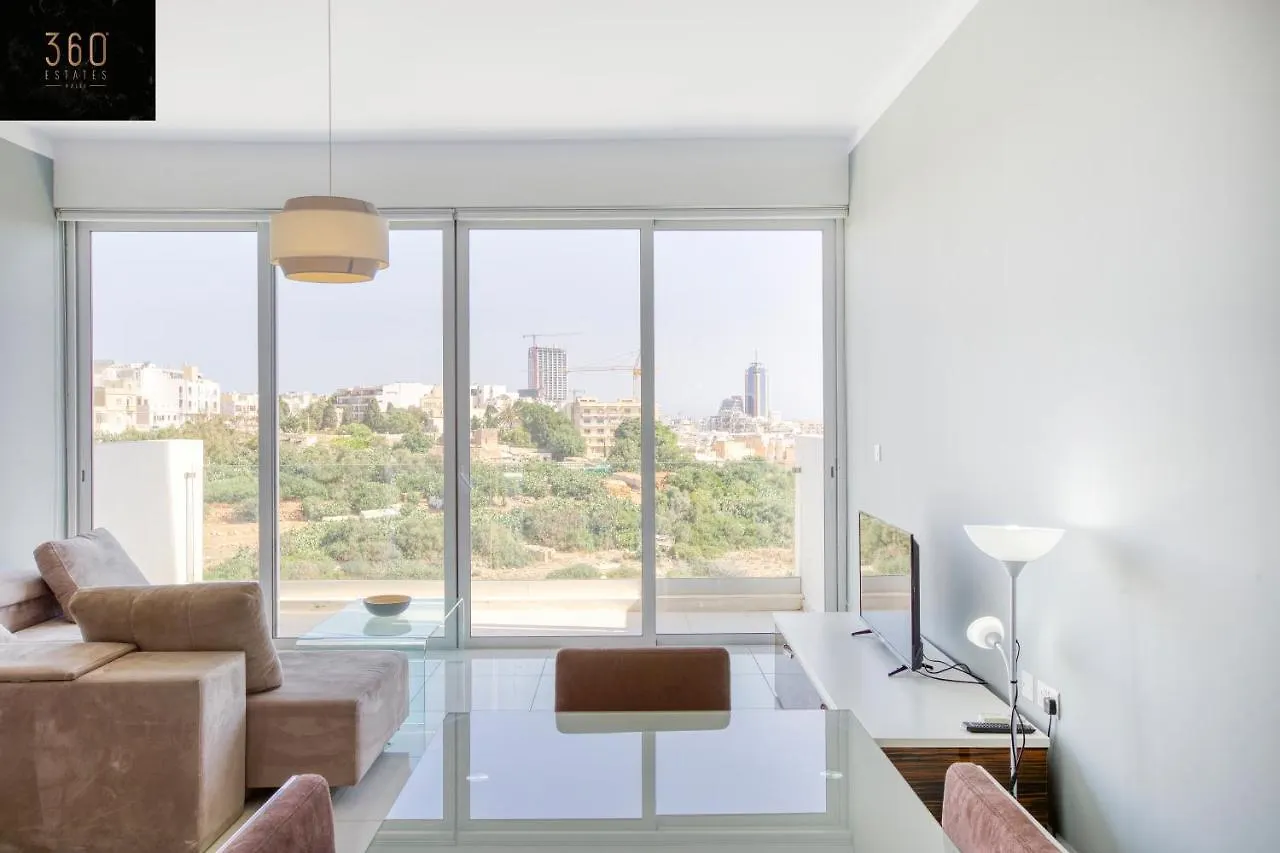 Apartament Beautiful Hill Apt, With Balcony, Seaviews & Wifi By 360 Estates St. Julian's