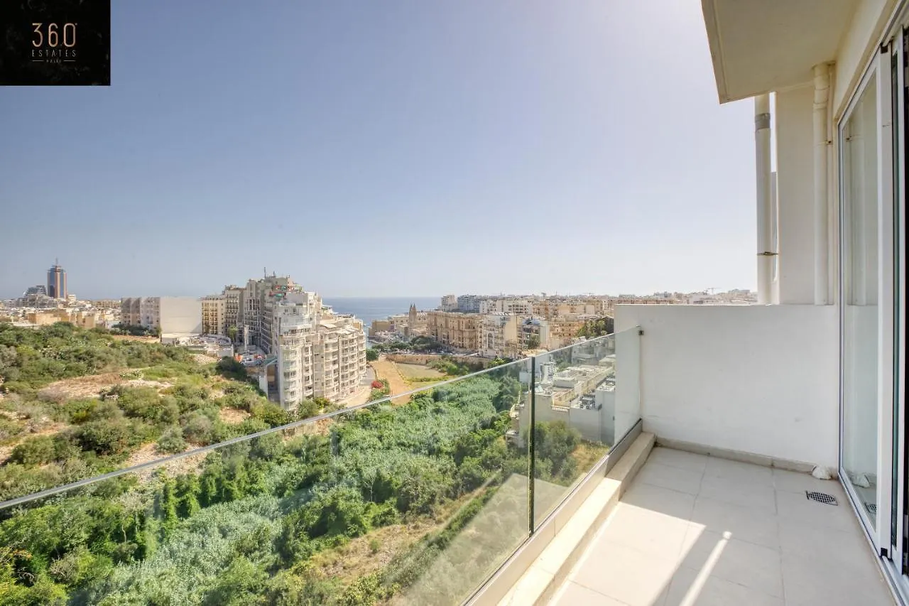 Beautiful Hill Apt, With Balcony, Seaviews & Wifi By 360 Estates St. Julian's Malta