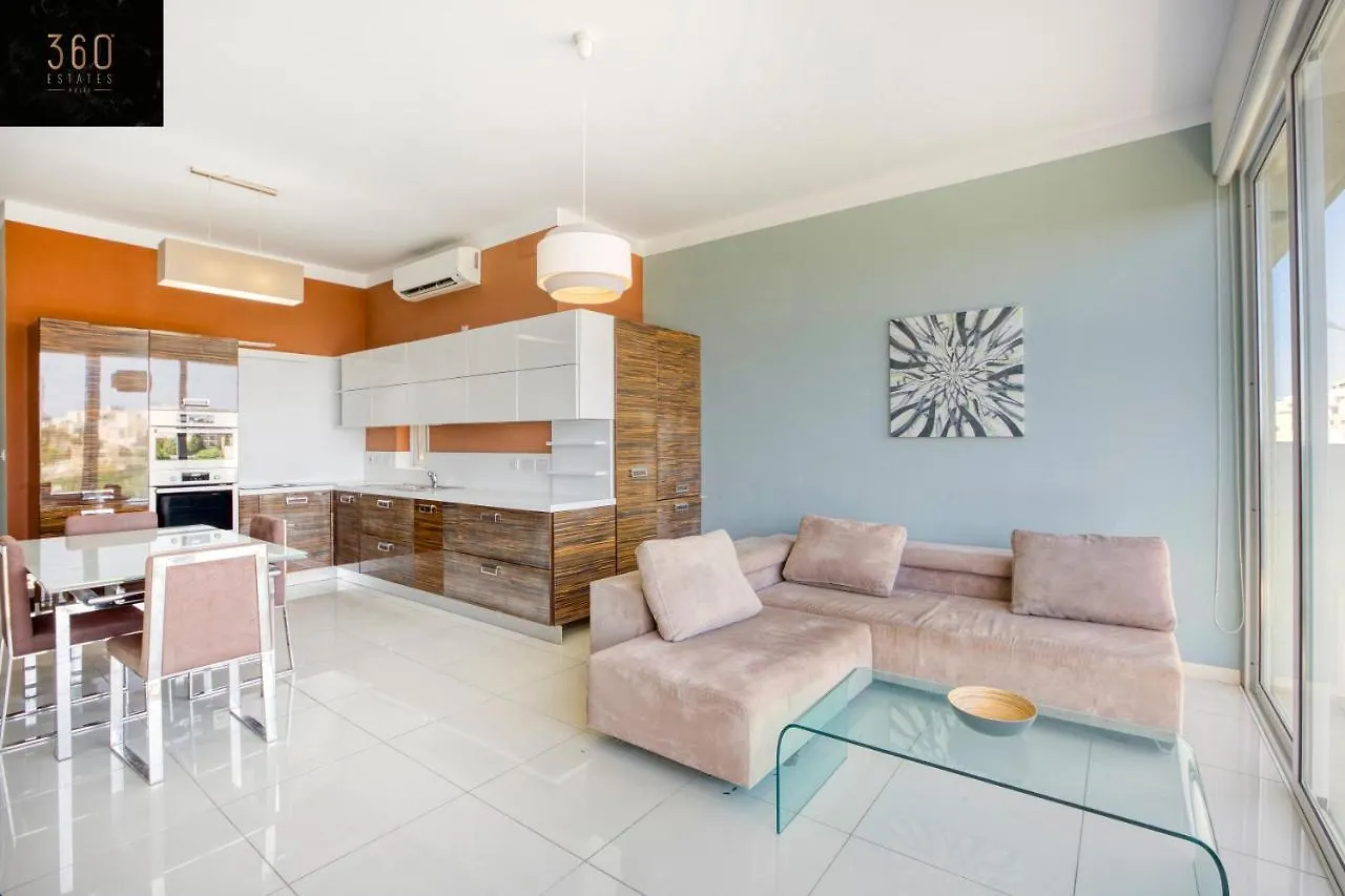 Beautiful Hill Apt, With Balcony, Seaviews & Wifi By 360 Estates St. Julian's
